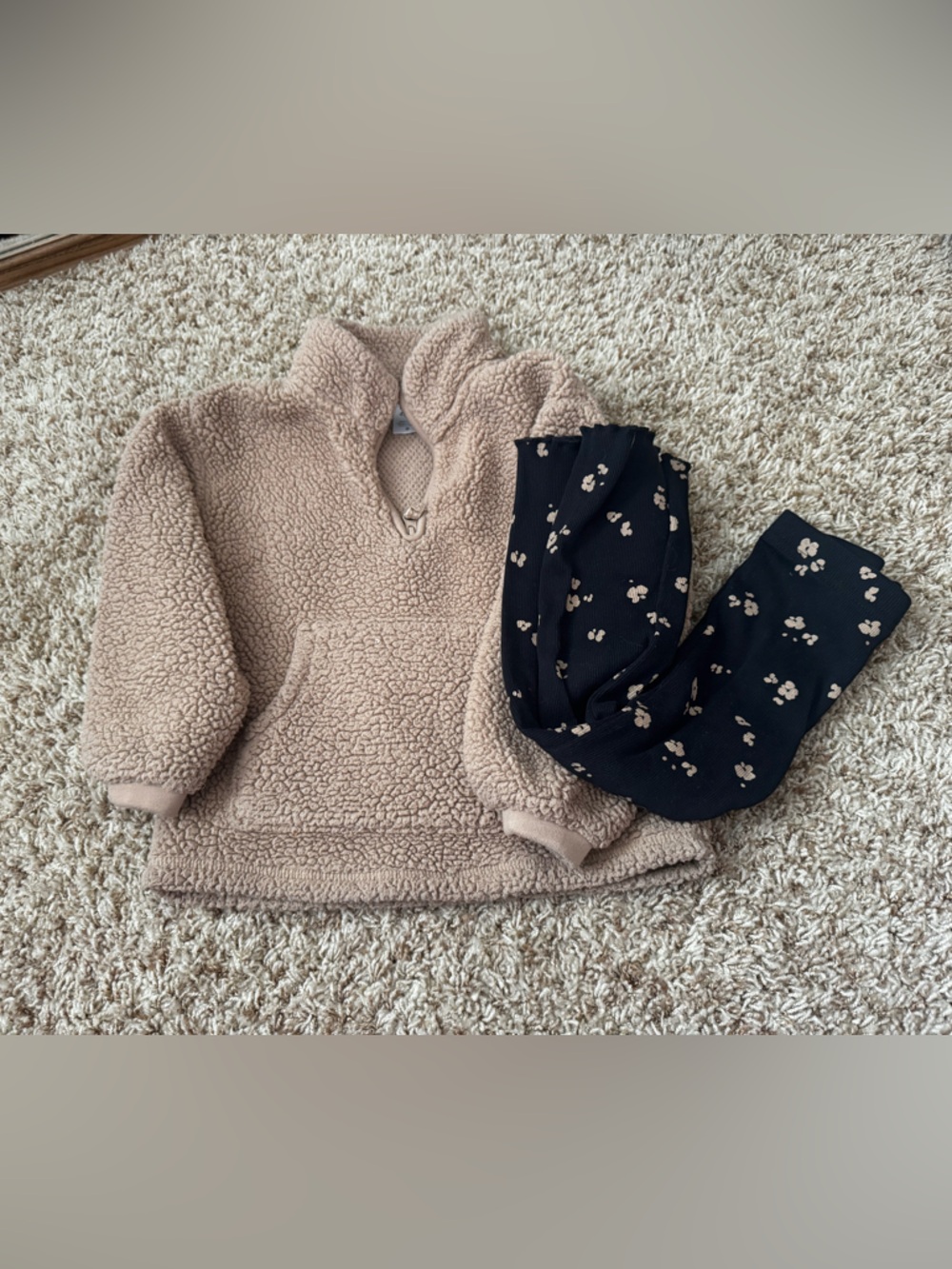 Carters Toddler Girl Sherpa set